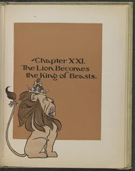 Ilustração de "O maravilhoso Feiticeiro de Oz" de Lyman Frank Baum