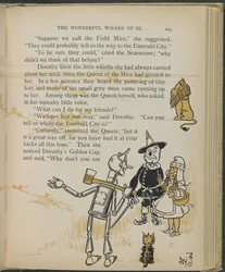 Ilustração de "O maravilhoso Feiticeiro de Oz" de Lyman Frank Baum