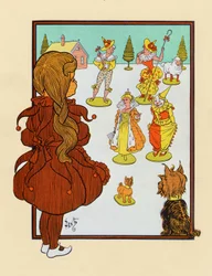 Ilustração de "O Feiticeiro de Oz" de Lyman Frank Baum (1856-1919) por William Wallace Denslow (1856-1915)