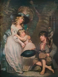 Uma jovem incentivando o baixo comediante, c1786-1826, 1919