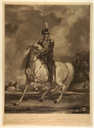 O Hetman Count Platoff montado em seu carregador favorito