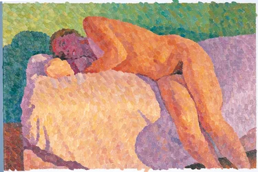Nude with Face in Shadow, 2000 (óleo sobre tela)