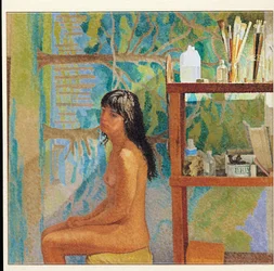 Menina sentada