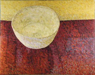 Still Life, Lucie Rie Bowl, 2013 (óleo sobre tela)