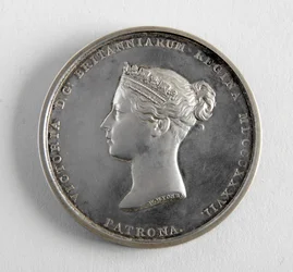 Medalha de R.A. concedida a George Frampton 10.12.1884 pelo melhor modelo de uma figura (metal)
