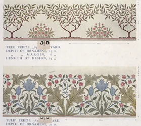 Livro de amostra de papel de parede, antes de 1917 (impressão)