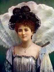 Ethel Matthews, atriz, 1899-1900.