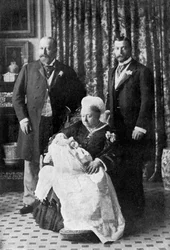 Quatro gerações da família real, 1894.