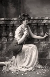 Gabrielle Ray 1883-1973, atriz inglesa, do século XX.
