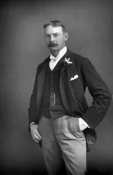 Jerome K. Jerome 1859-1927, autor inglês, 1893.
