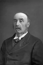 Lewis Morris, poeta britânico, 1890.
