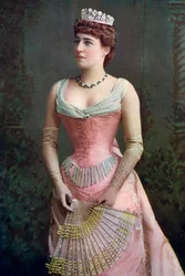 Lillie Langtry 1853-1929, atriz inglesa, 1899-1900.