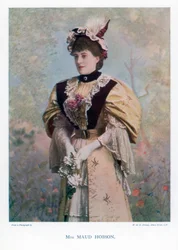Maud Hobson, atriz, 1901.