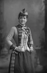 Zelie de Lussan 1861-1949, mezzo-soprano americano, 1893.