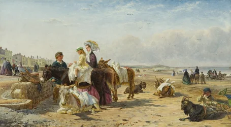 Weston Sands em 1864 (óleo sobre tela)