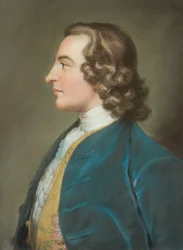 Retrato de um cavalheiro, possivelmente o 1º Duque de Northumberland (desenho a pastel)