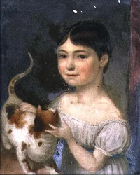 Maria FitzHerbert, c.1817 (ardósia)
