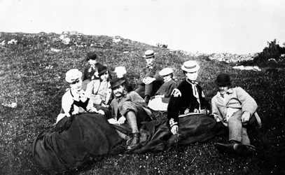 Uma festa vitoriana, c.1860-80
