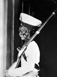 Sepoy indiano, c.1870s