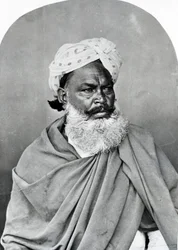 Retrato de um homem indiano, de &39;The Costumes and People of India&39;, c.1860