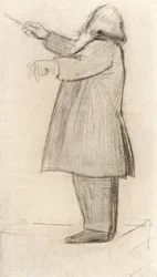 Johannes Brahms (1833-1897) Compositor alemão, maestro (desenho)