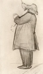Johannes Brahms (1833-1897) Compositor alemão, maestro (desenho)