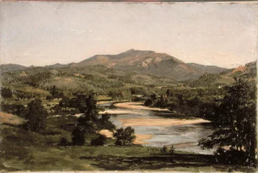 Estudar para Welch Mountain desde West Compton, New Hampshire