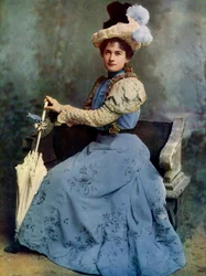 Grace Palotta, atriz, 1899-1900.