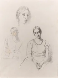 Autorretrato (lápis sobre papel)
