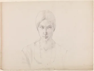 Autorretrato (lápis sobre papel)
