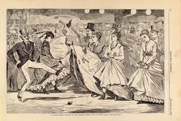Um baile parisiense - Dançando no Mabille, Paris, de Harper