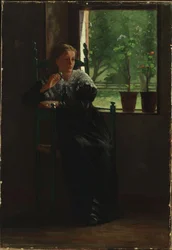 À janela