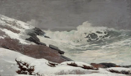 Costa no inverno, 1892