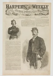 Coronel Wilson, da Brigada de Wilson, e Coronel Ellsworth, dos Zouaves de Fogo