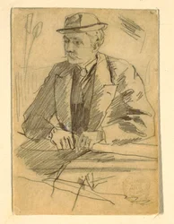 Desenho
Desenho, Retrato de um homem, 1869