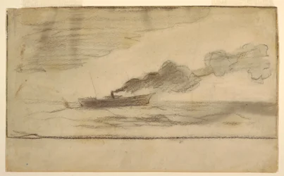 Desenho, Arrastão de pesca, ca. 1881