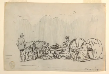 Desenho, Jugo de bois, 1879