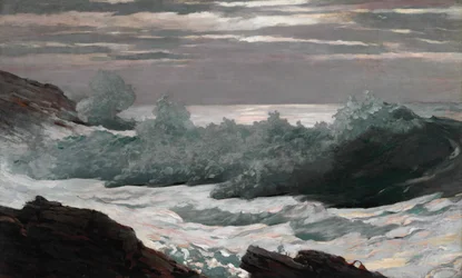 Manhã cedo após uma tempestade no mar, 1900-1903.