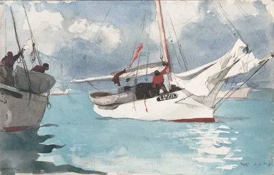 Barcos de Pesca, Key West, 1903.