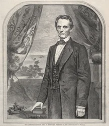 O Exmo. Abraham Lincoln, nascido no Kentucky, a 12 de fevereiro de 1809