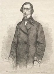 Hon. Charles Hale, Presidente da Câmara, Legislatura de Massachusetts, 1859.