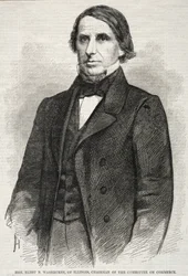 Hon. Elihu B. Washburne, de Illinois, Presidente do Comitê de Comércio, 1860.
