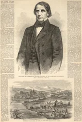 O honorável Elihu B. Washburne do Illinois, presidente da Comissão do Comércio, de Harper