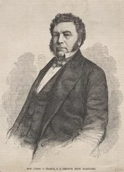 O honorável James A. Pearce, senador dos Estados Unidos pelo Maryland