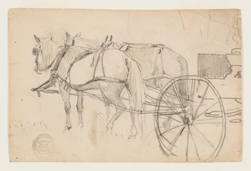Cavalos e carroça (A Excursão Piquenique)