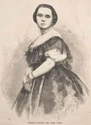 Madame Laborde, a Prima Donna, 1859.