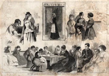 Instituições de Caridade de Nova York - St. Barnabas House, 304 Mulberry Street, 1874.