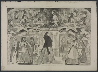 Dia de abertura em Nova York, 1868.