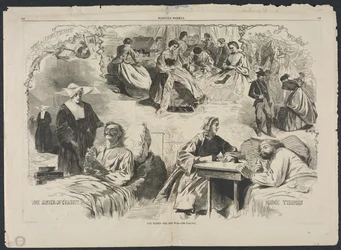 Nossas mulheres e a guerra, 1862.