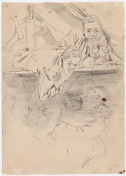 Study for Army Boots [verso], 1865.